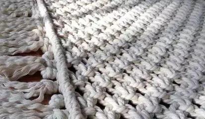 家居DIY 美到爆的手工编织地毯，不学后悔！